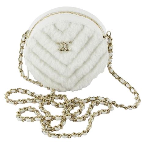 chanel fur bag white|chanel mademoiselle quilted bag.